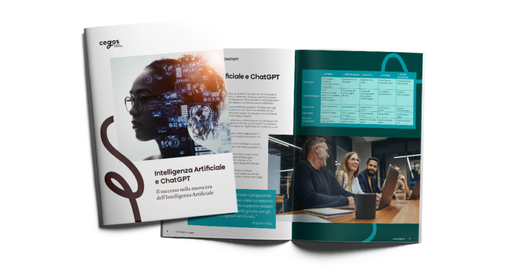 Copertina e pagine Intelligenza artificiale e Chatgpt